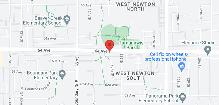 map of 12542 64 AVENUE